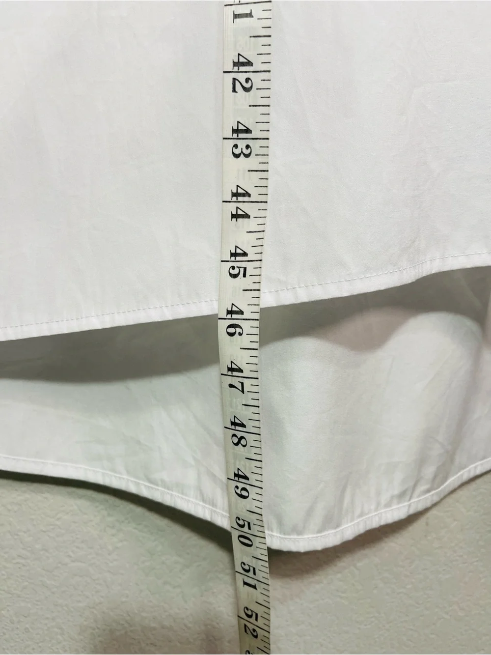Madewell NWT Poplin Splitneck Midi Shirtdress Size Small in White - Picture 15 of 16